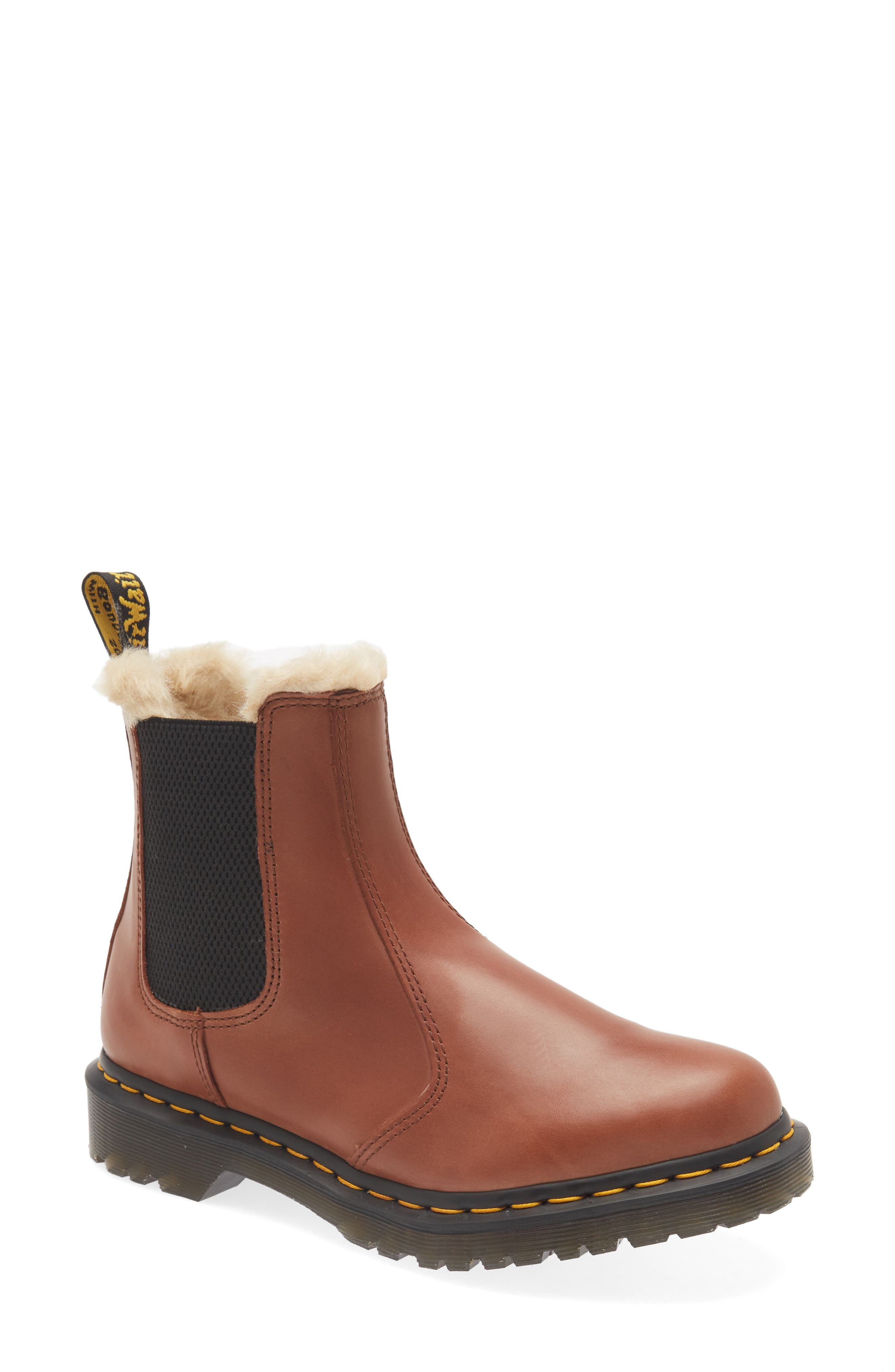 Dr. Martens 2976 Faux Shearling Chelsea Boot