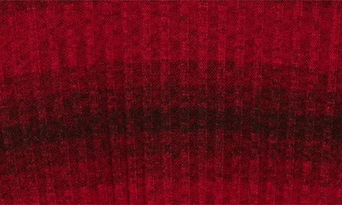 Patrizia Luca Stripe Long Sleeve Tunic Top In Red
