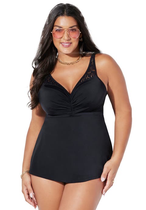 Bra Sized Crochet Underwire Tankini Top