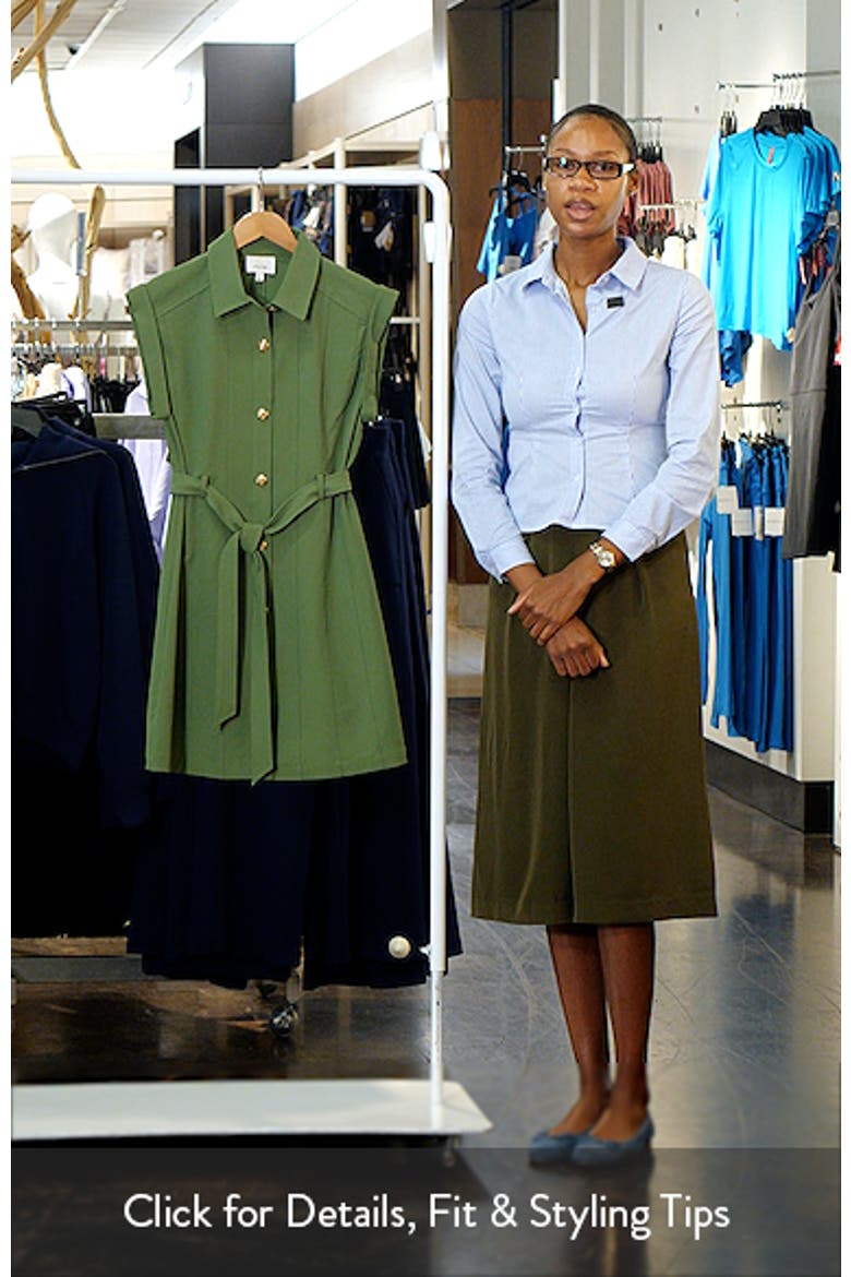 Milo Stretch Button Front Minidress video