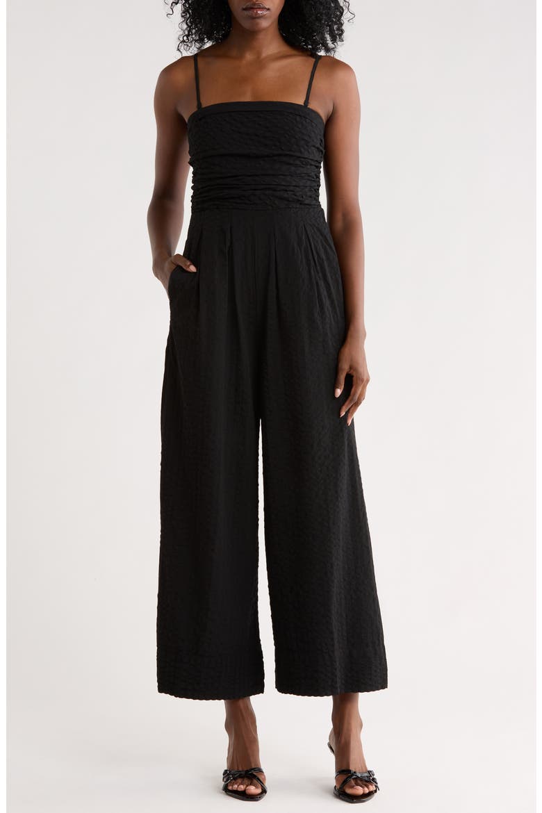 Mimi Tube Jumpsuit, Main, color, BLACK