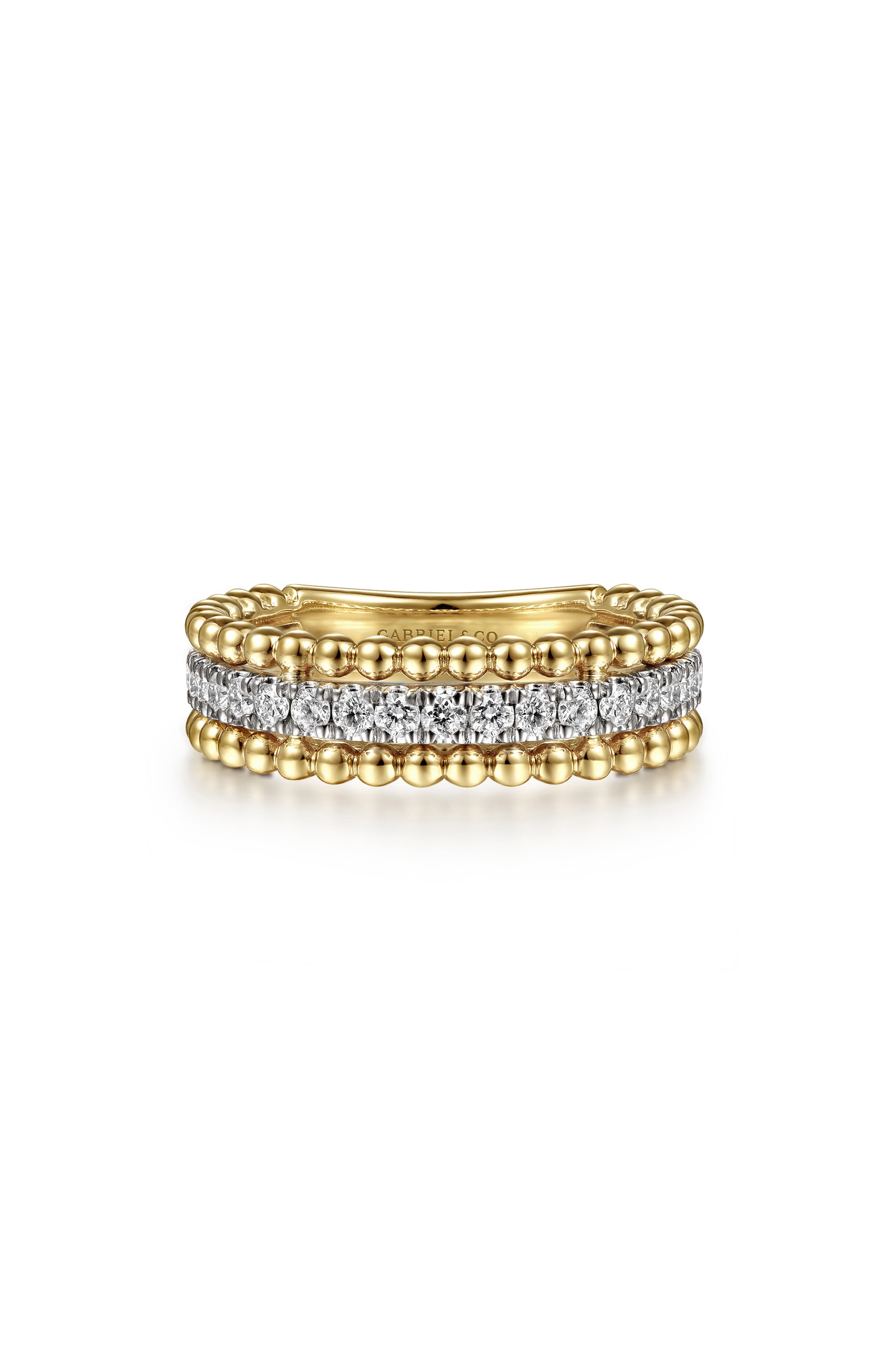 selected 14K YELLOW/ WHITE GOLD