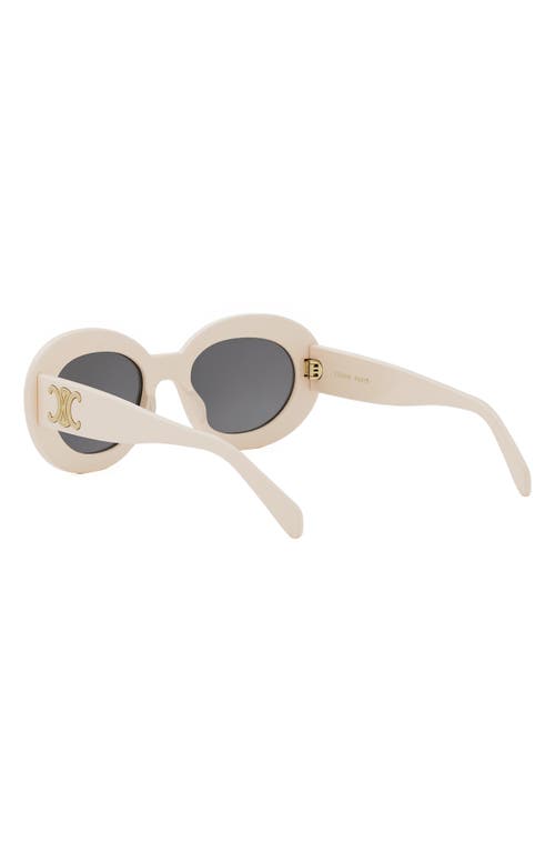 Celine Triomphe 53mm Round Sunglasses