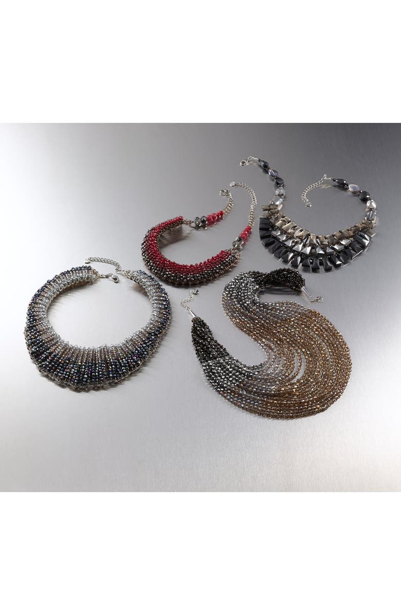 Nakamol Chicago Nakamol Design 'Half Line Couture' Collar Necklace, Alternate, color, 