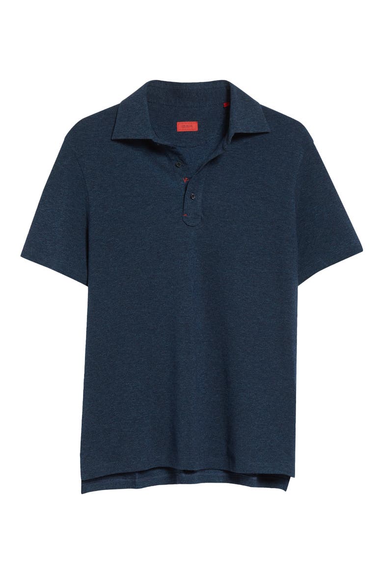 Cotton Polo, Alternate, color, BLUE