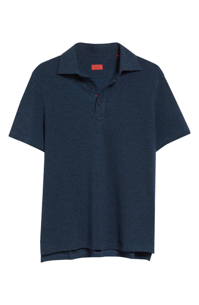 ISAIA Cotton Polo, Alternate, color, Blue
