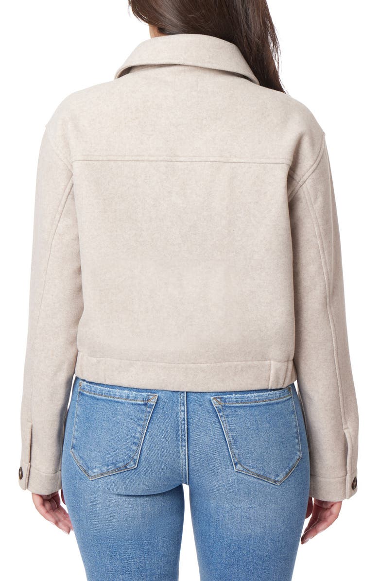 Kensie Boxy Crop Shirt Jacket, Alternate, color,