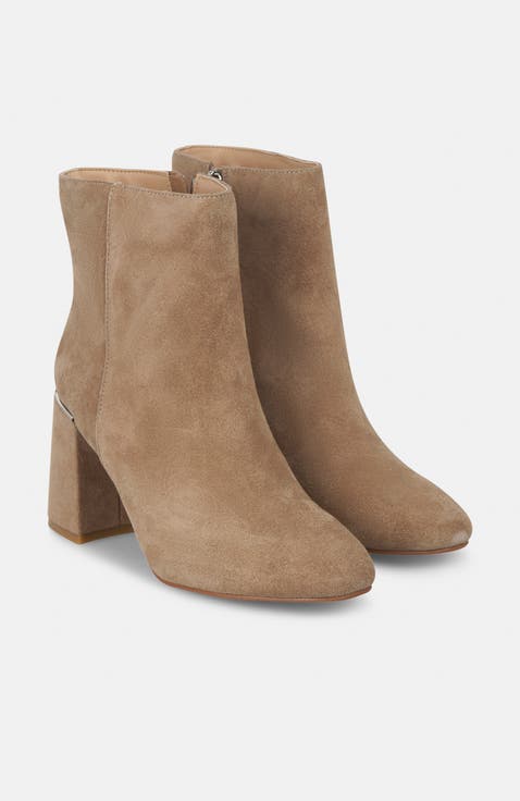Low Boot Wide Heel