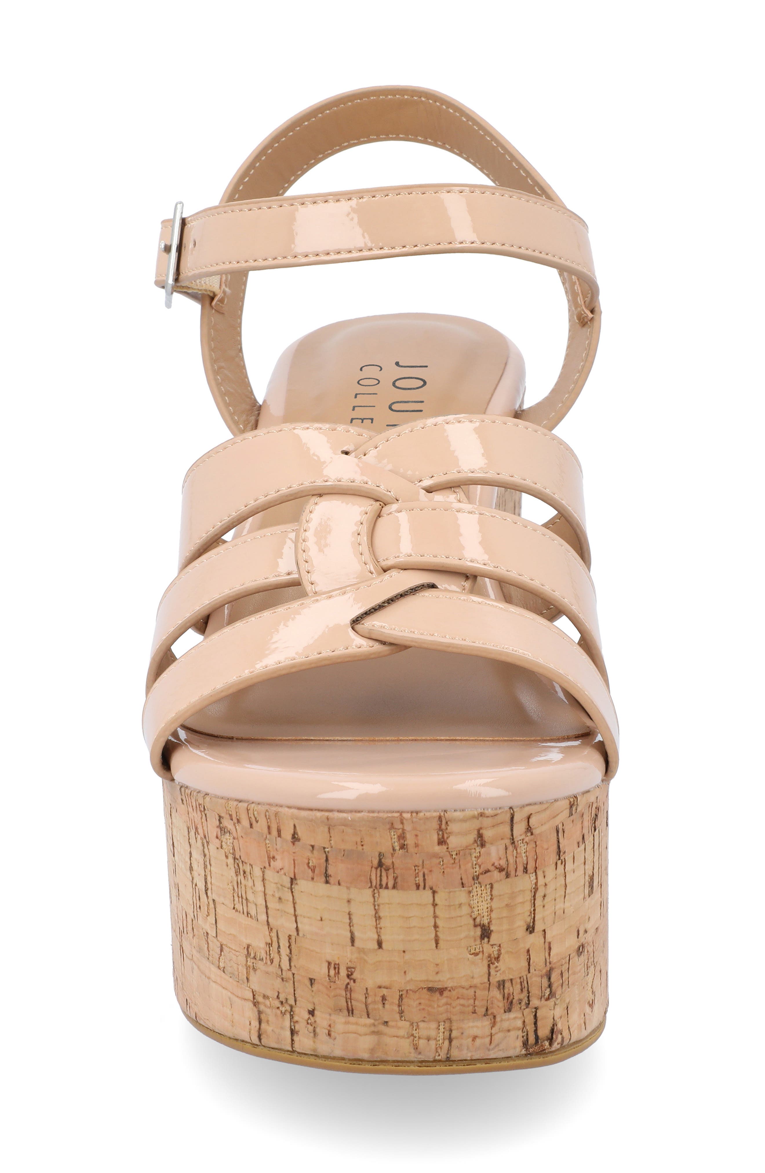 Jania Platform Sandal, Alternate, color, NUDE