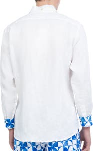 Kenny Flowers The Greece - Long Sleeve Linen Shirt