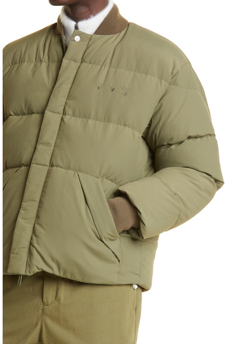 Arrows Down Puffer Jacket, Alternate, color, GREEN GREEN