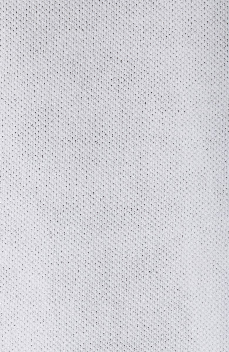 Peter Millar Everyday Piqué Long Sleeve Pocket Polo, Alternate, color, White