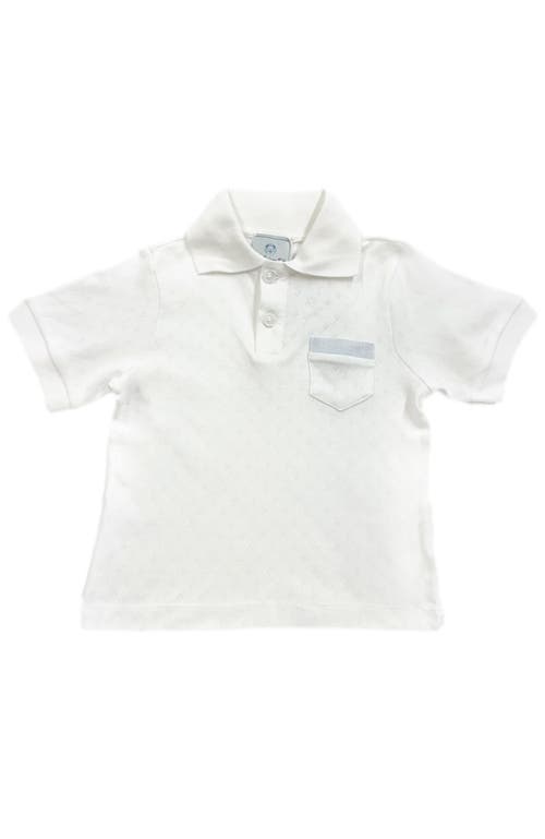 Petite Maison Kids Charlotte Boys' Polo Shirt in White  product