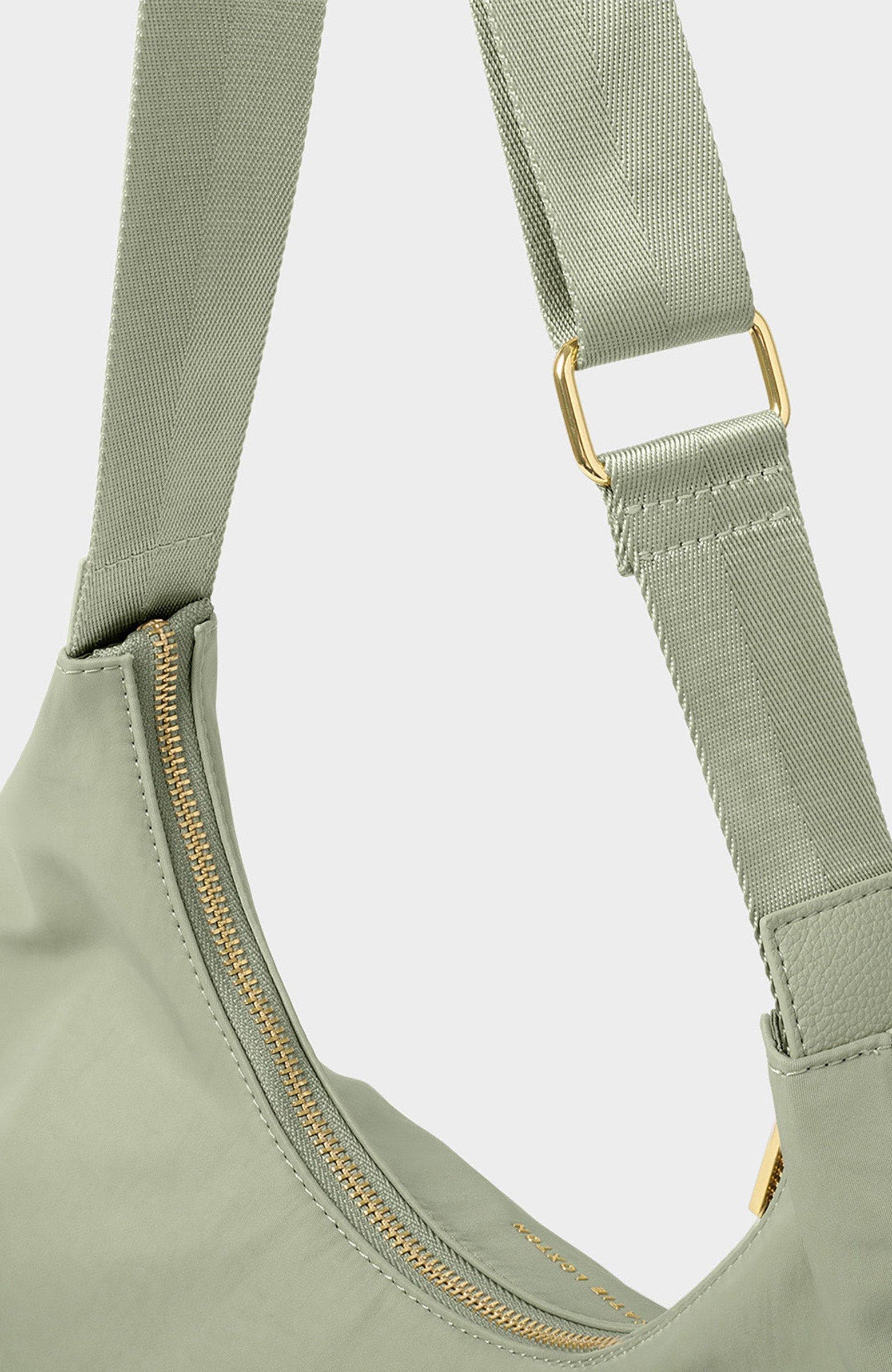 Nylon-Luxe Sling Shoulder Bag, Alternate, color, Matcha