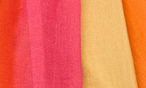Saachi Summer Gradient Scarf In Orange
