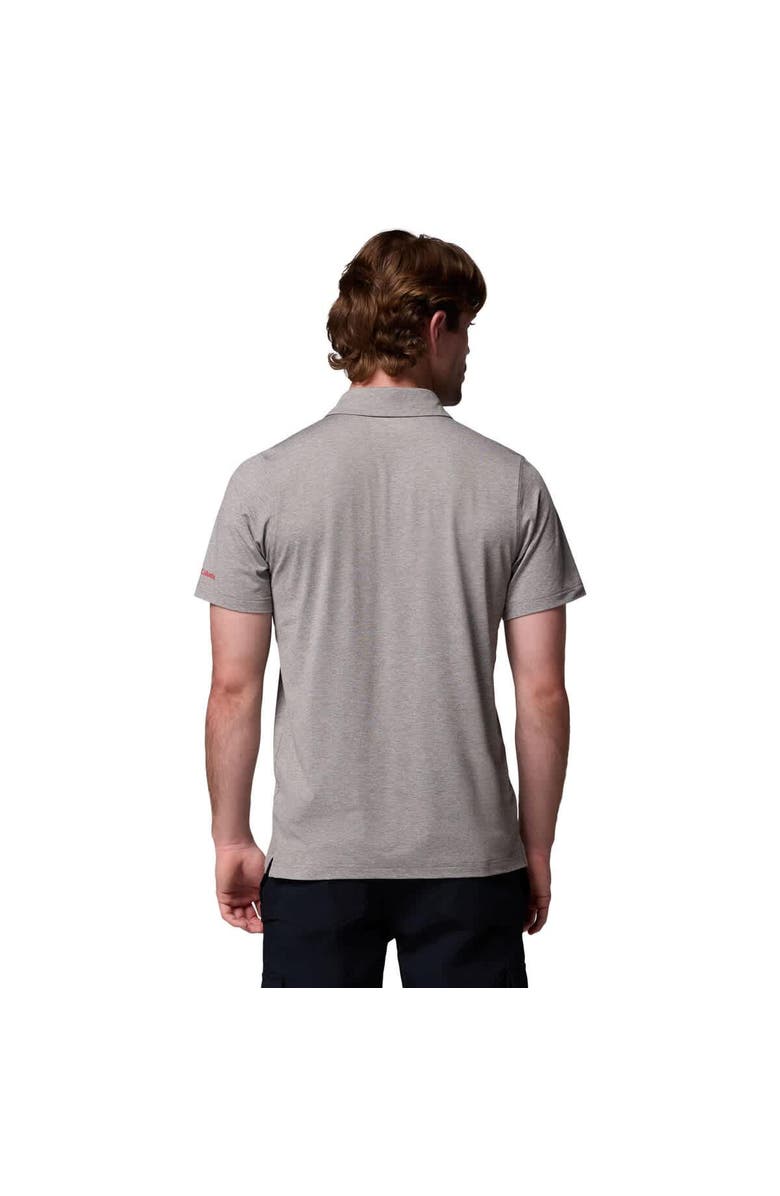 Columbia Men's Columbia Gray Georgia Bulldogs Tech Trail Polo, Alternate, color, Gray