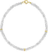The Lovery Fine Jewelry White Topaz Bead Bracelet