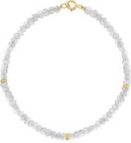 The Lovery Fine Jewelry White Topaz Bead Bracelet