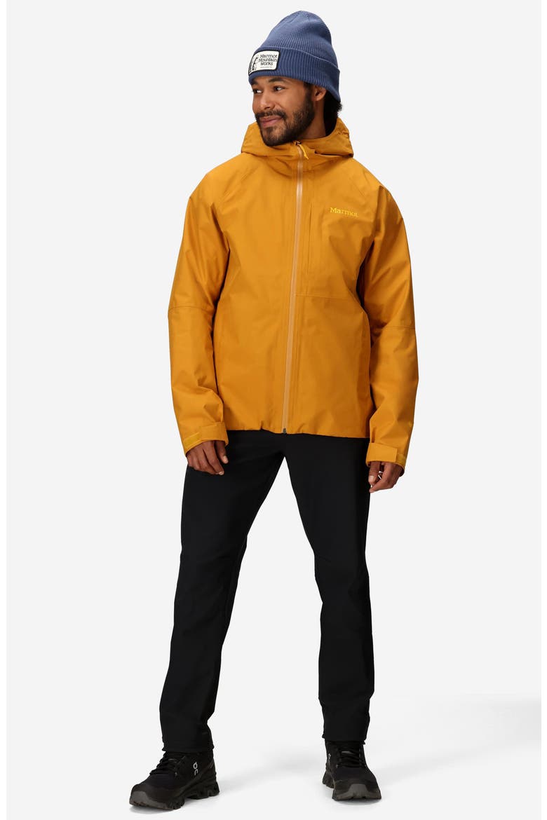 Waypoint Gore-Tex® Waterproof Hooded Jacket, Alternate, color, HONEY GLAZE