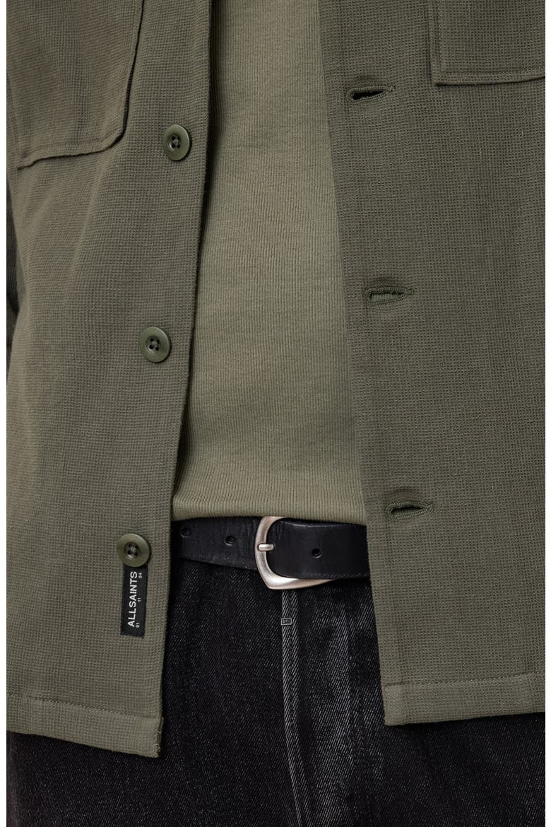 Viscar Long Sleeve Button-Up Shirt, Alternate, color, KHAKI GREEN