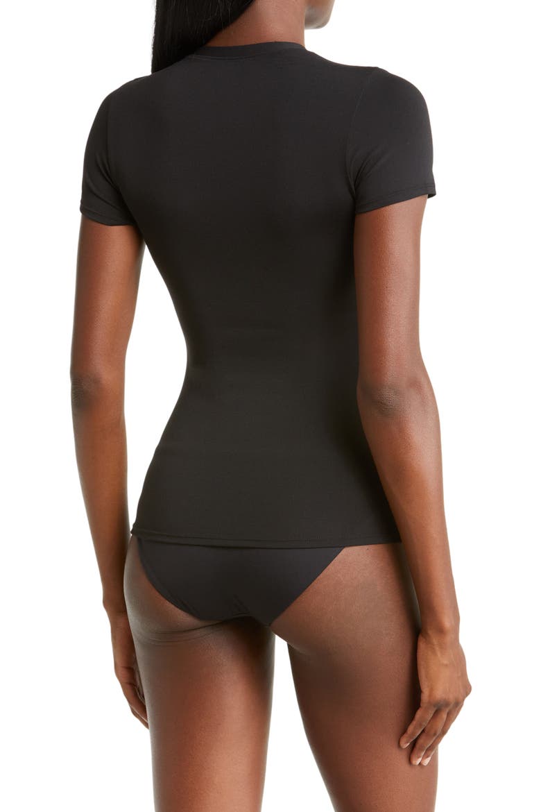 Ava Rashguard T-Shirt, Alternate, color, BLACK