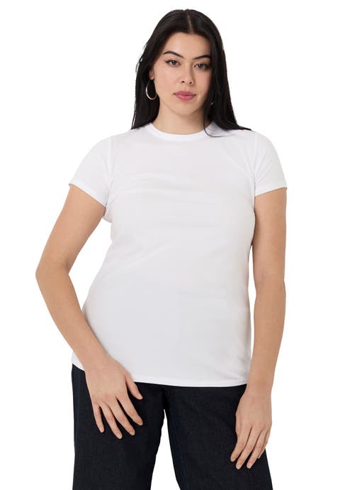 Ribbed Crewneck Top (Plus)