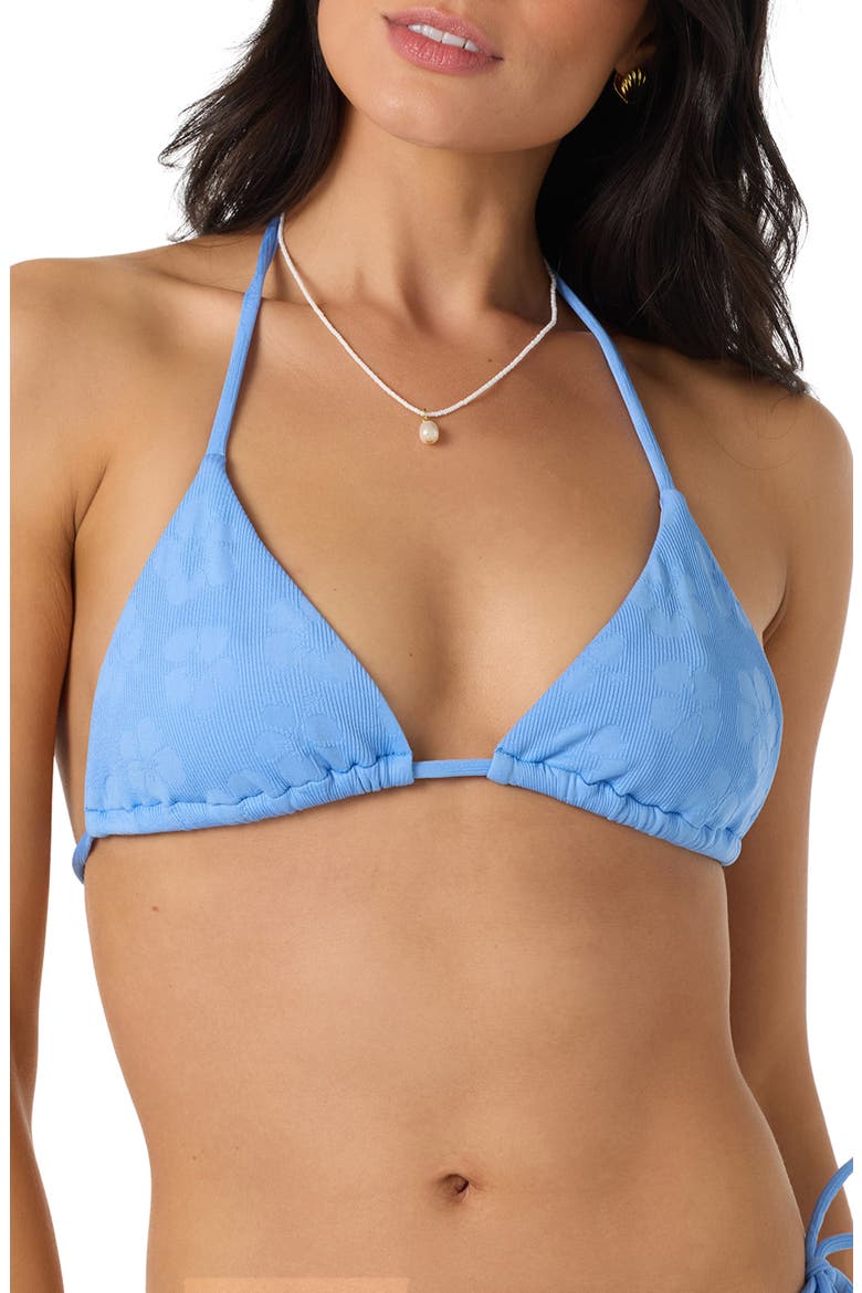 Hibiscus Tide Venice Bikini Top, Alternate, color, BLUE GLASS