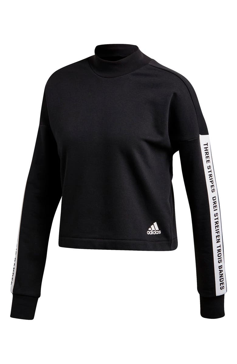 adidas Sport ID Crop Sweatshirt, Alternate, color, 