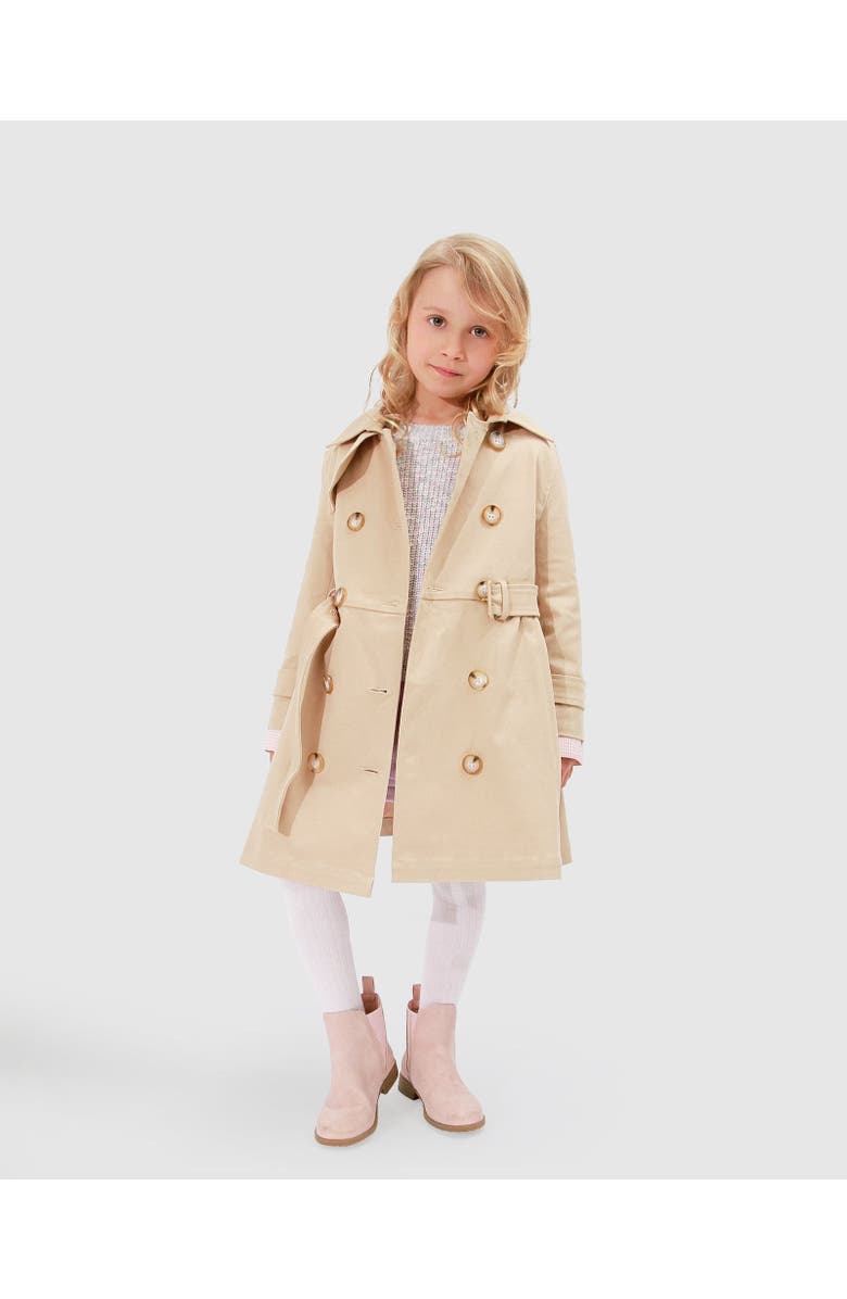 Belle & Bloom Miss Sunshine Trench Coat, Alternate, color, Camel
