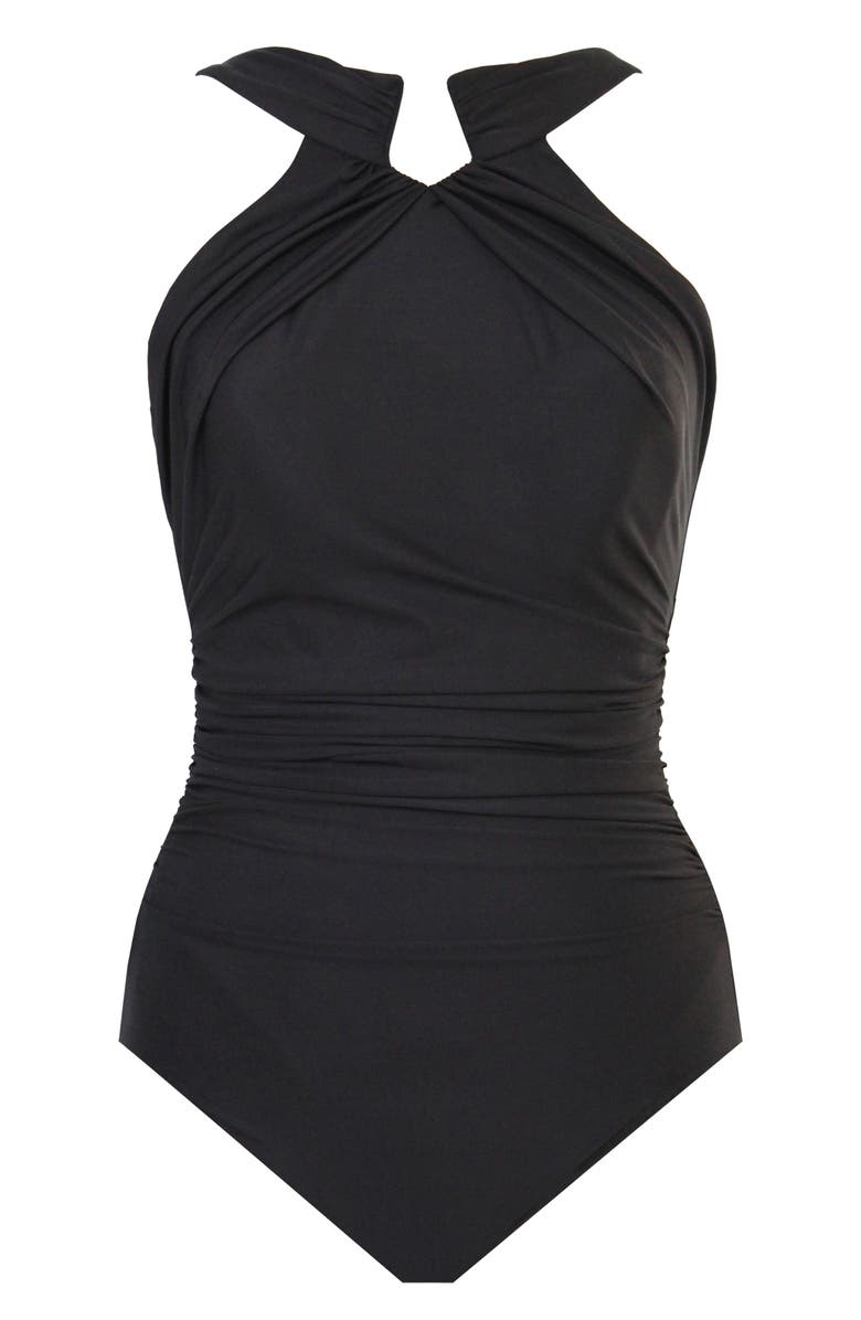 Miraclesuit<sup>®</sup> Rock Solid Aphrodite One-Piece Swimsuit, Alternate, color, Black
