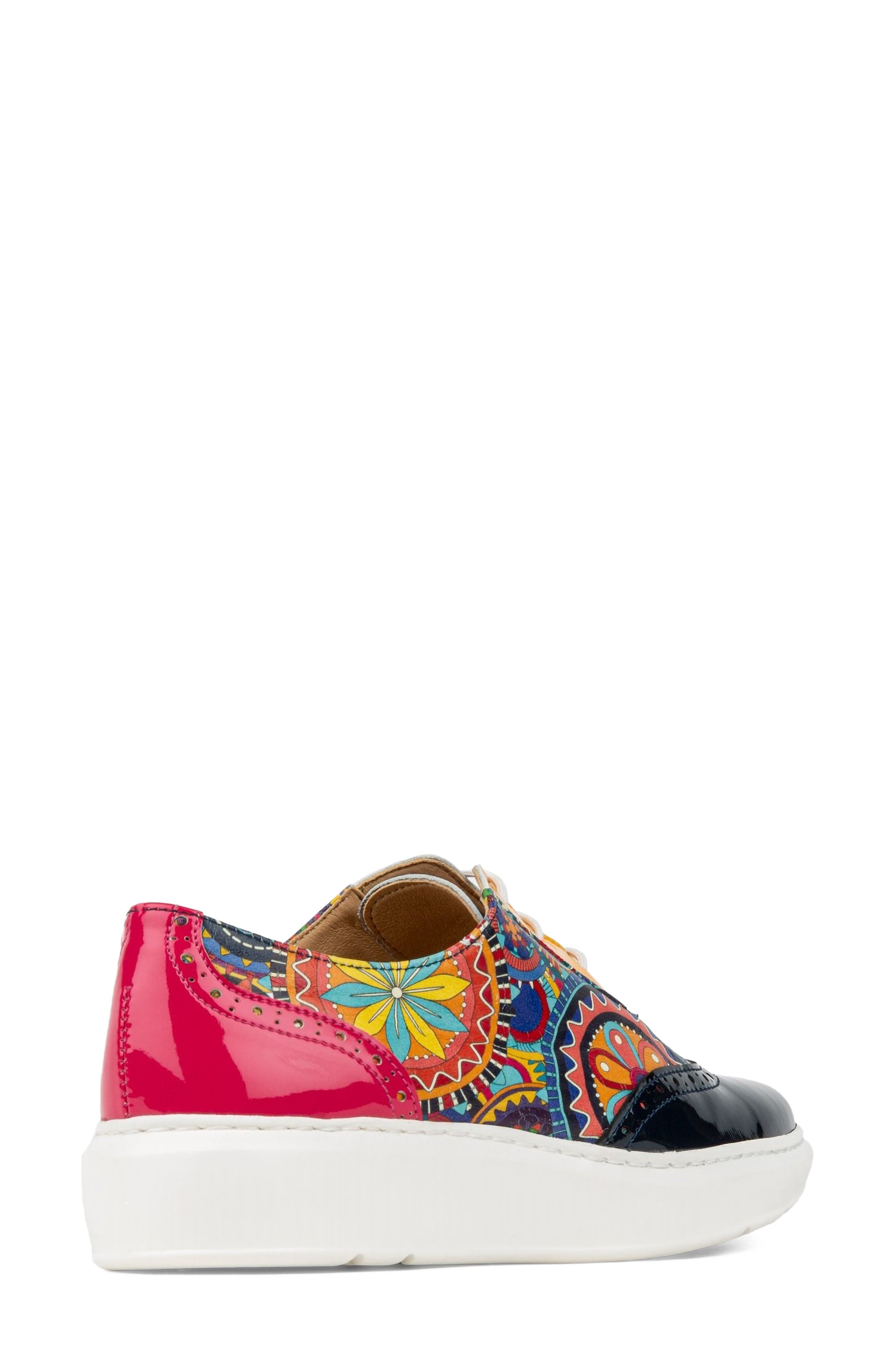 Colorado Oxford Sneaker, Alternate, color, BLUE/ YELLOW