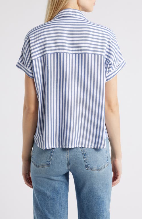 BEACHLUNCHLOUNGE BEACHLUNCHLOUNGE DENISE STRIPE SHIRT