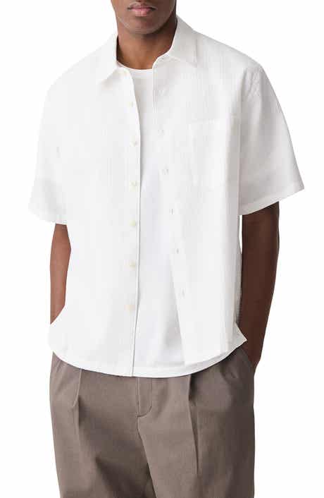 Weekend Short Sleeve Thermal Button-Up Shirt