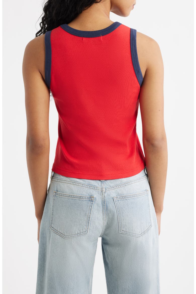 Team Cheetah Shrunken Tank, Alternate, color, RED COMBO