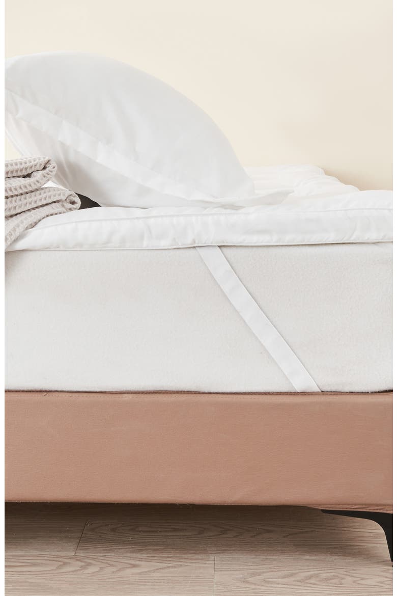 Ultrasoft Microfiber Mattress Topper, Alternate, color, WHITE