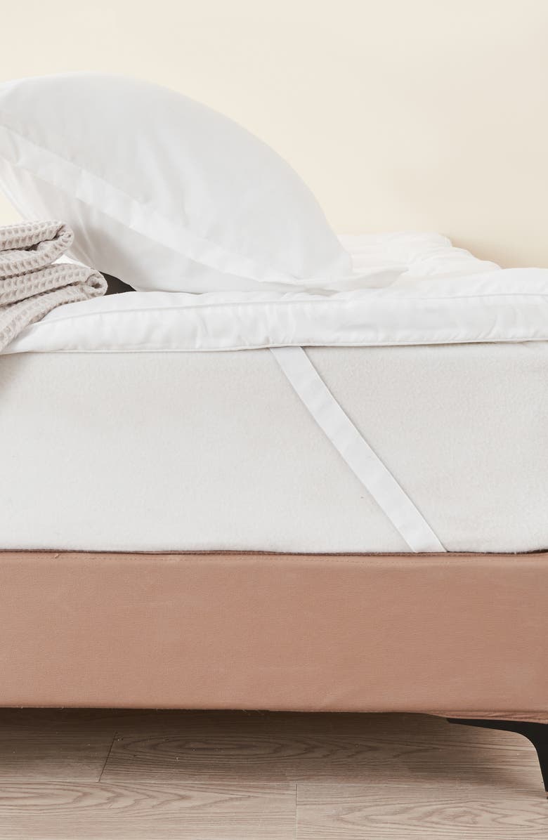 Woven & Weft Ultrasoft Microfiber Mattress Topper, Alternate, color, White