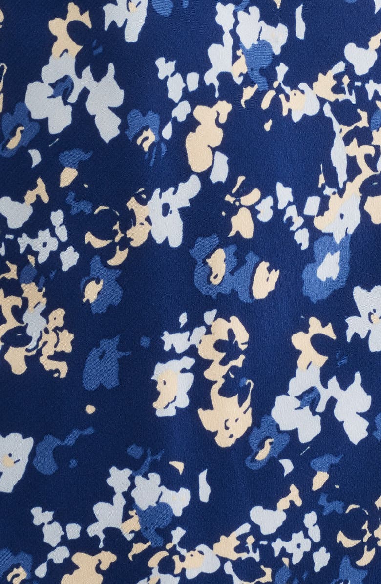 Rails Zariah Floral Puff Sleeve Midi Dress, Alternate, color, Navy Flora