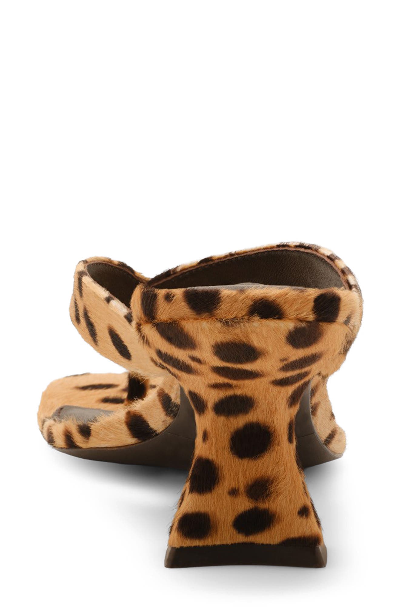Cult Gaia Abi Hair Calf Sandal, Alternate, color, Cheetah
