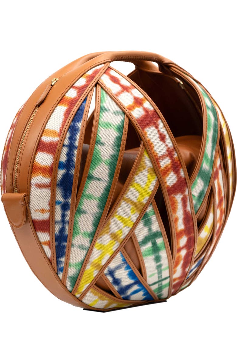 PERRIN PARIS Le Panier Linen Handbag, Alternate, color, Tie-Dye Multicolor