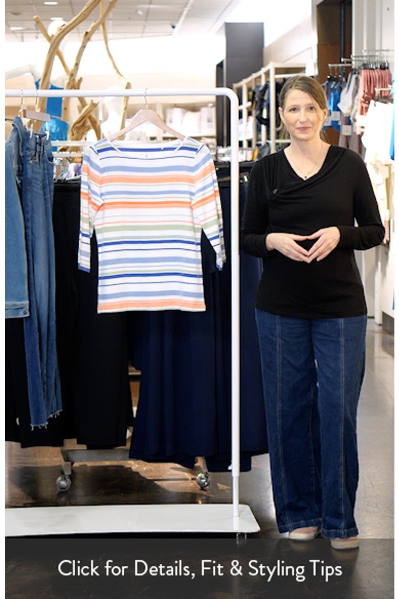 Ashby Isles Coastal Cool Stripe Cotton Top video