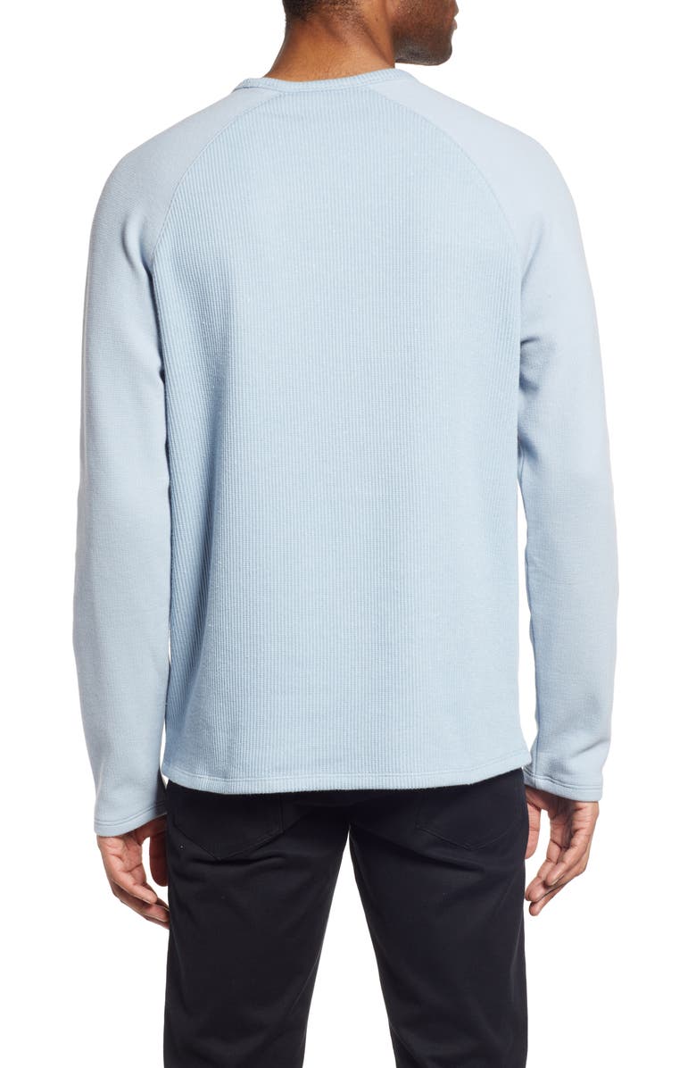 Vince Double Knit Baseball Crewneck T-Shirt, Alternate, color,