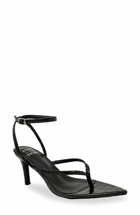 CHASE AND CHLOE Strappy Post Toe Sandal