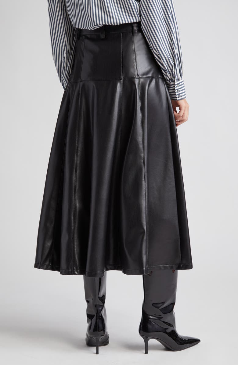 Veena Faux Leather Skirt