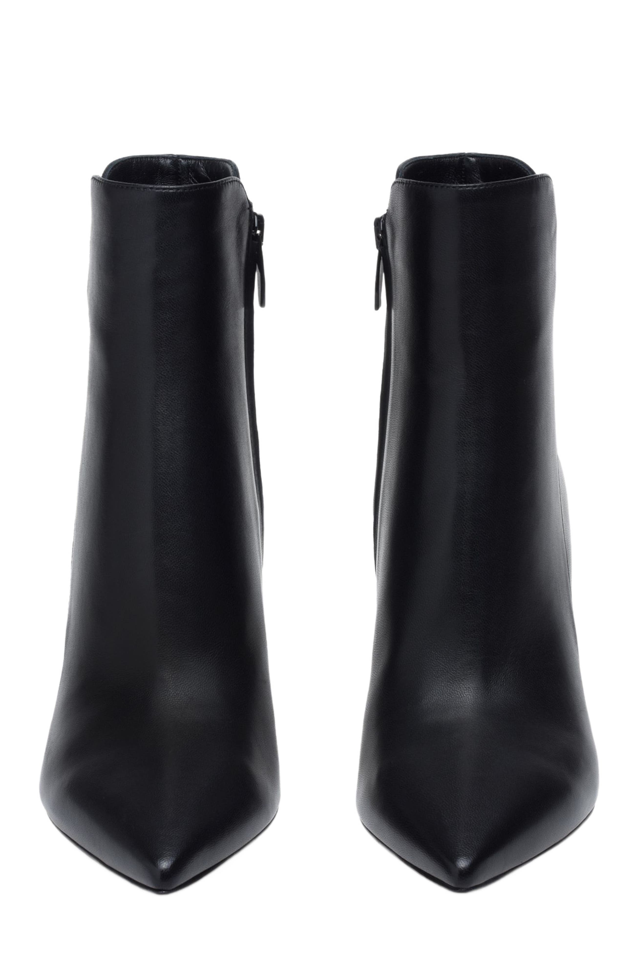 Gianvito Rossi Levy 85 Booties, Alternate, color, Black Leather