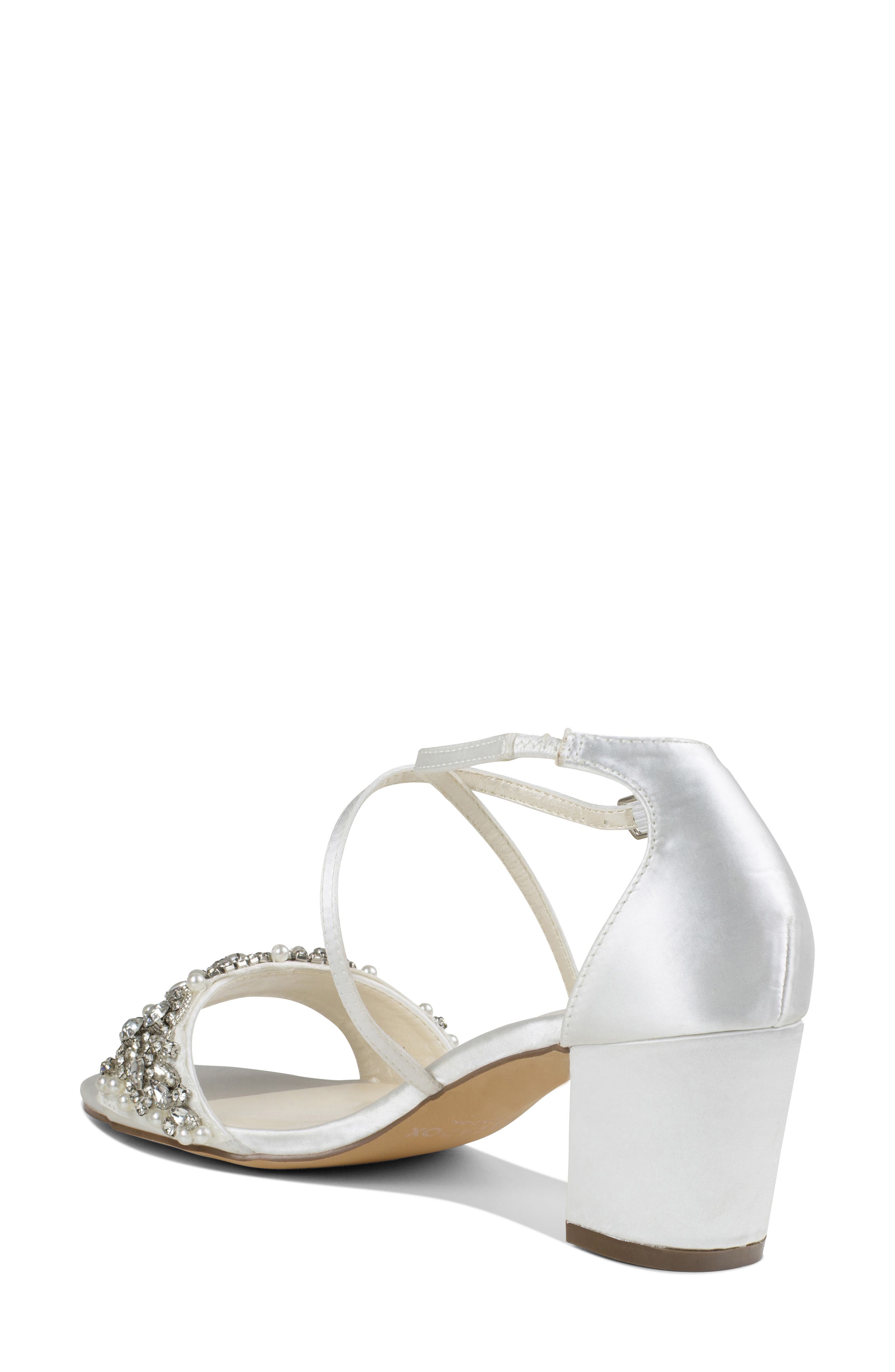 Paradox London Pink Evangeline Block Heel Sandal, Alternate, color, Ivory