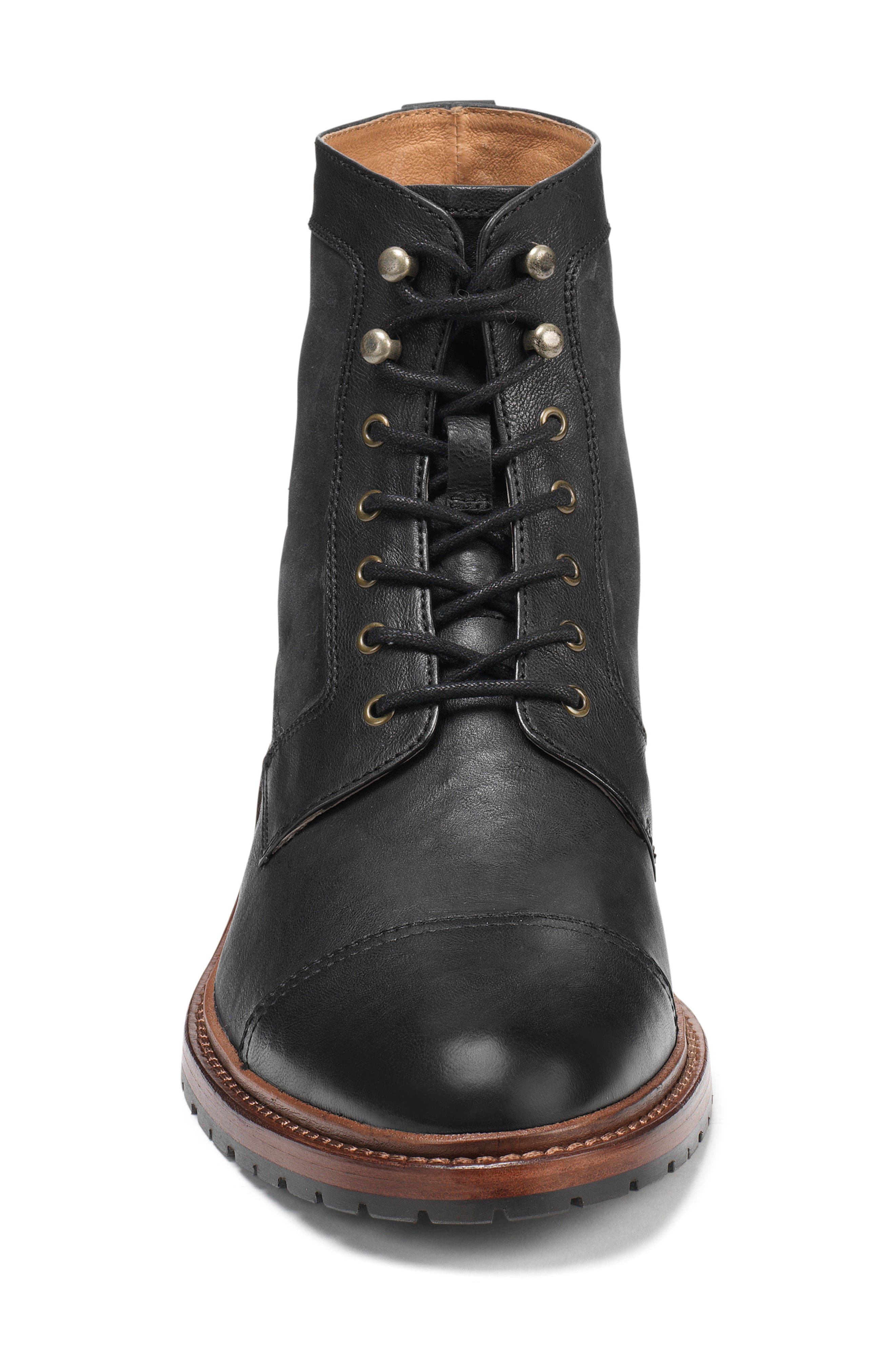 Trask 'Lowell' Cap Toe Boot, Alternate, color, 