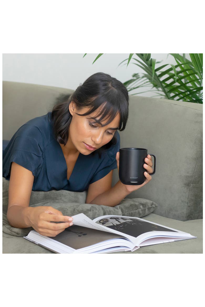 Smart Mug 2, Alternate, color, BLACK
