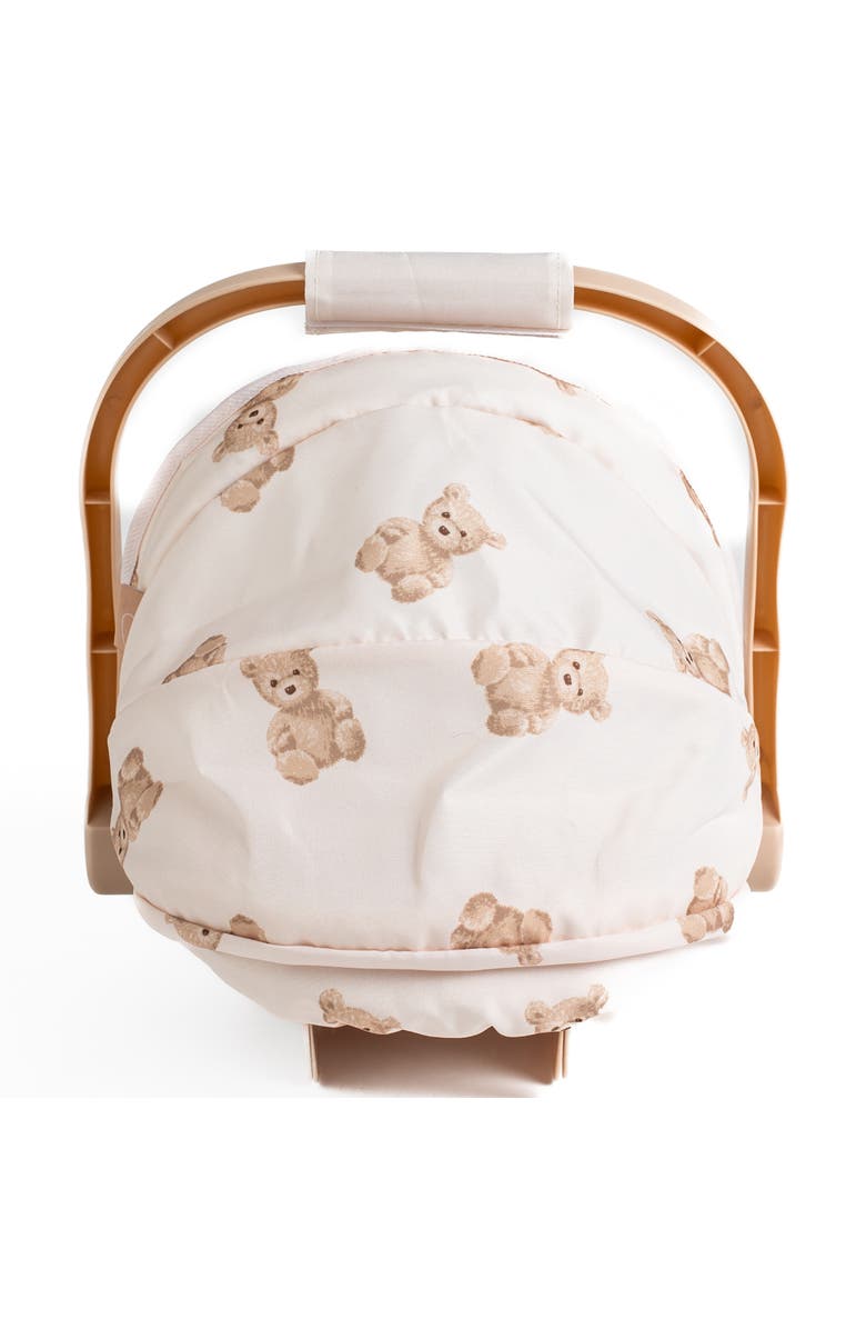 Roma Prams Teddy Doll Car Seat, Adjustable Roleplay Toy, Dolls Up To 16.5 Foot, Alternate, color, Beige