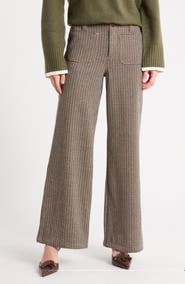 Sanctuary Supernova Double Knit Wide Leg Pants