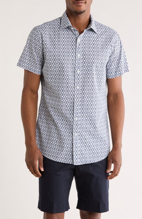 Hodderville Sports Fit Button-Up Shirt